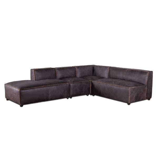 Portofino 4-Piece Sectional Antique Ebony