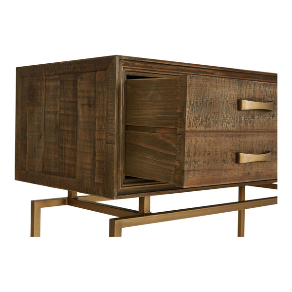 Moe's Annecy Console Table in Natural Wood