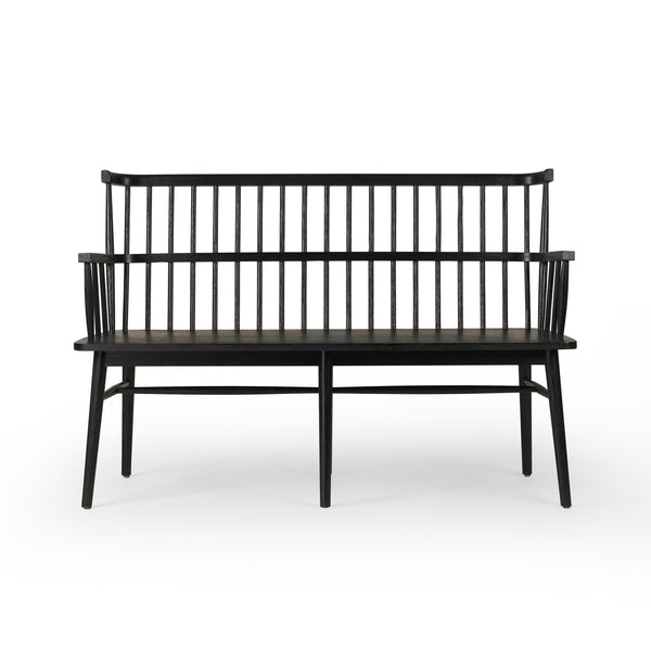 Aspen Bench In Matte Black