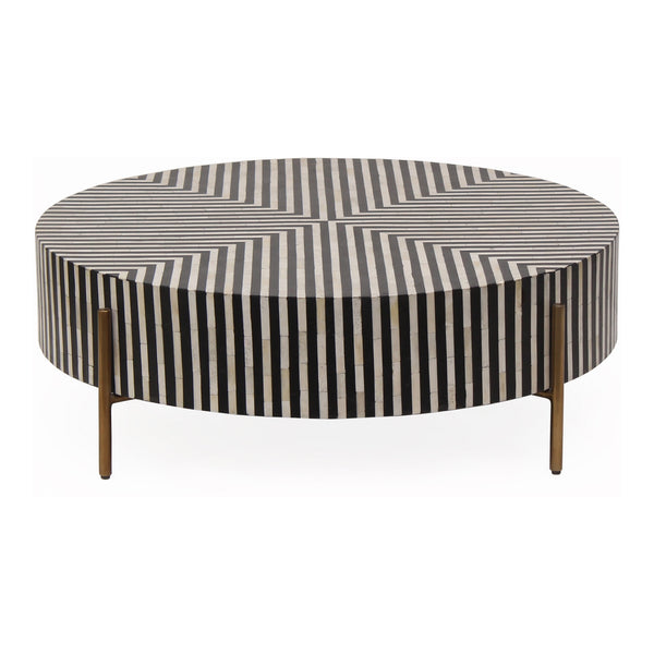 Moe's Chameau Small Coffee Table Black & White