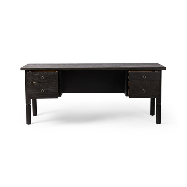 Concord Desk In Charcoal Oak