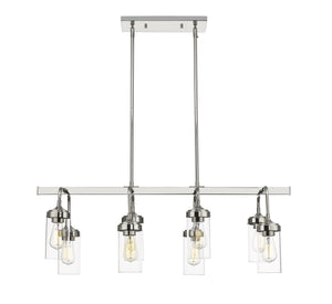 Calliope 8 Light Pendant in Polished Nickel Finish