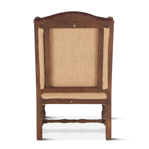 Grosvenor Collection Sicily Chair- vintage cigar leather