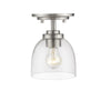 Ashton  1 Light Flush Mount in Brushed Nickel Finish