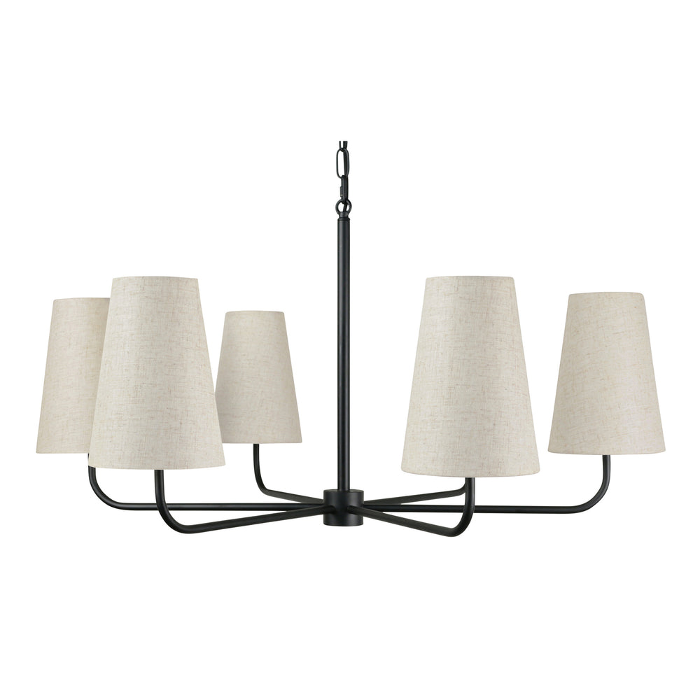 Moe's Mathis Chandelier with Black Frame
