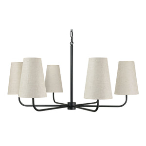 Moe's Mathis Chandelier with Black Frame