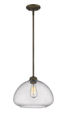 Amon 1 Light Pendant in Olde Bronze Finish