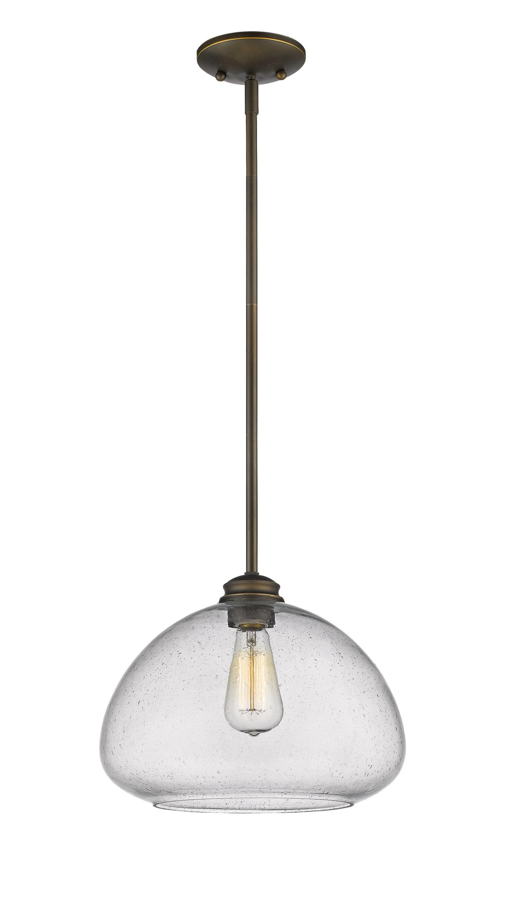 Amon 1 Light Pendant in Olde Bronze Finish