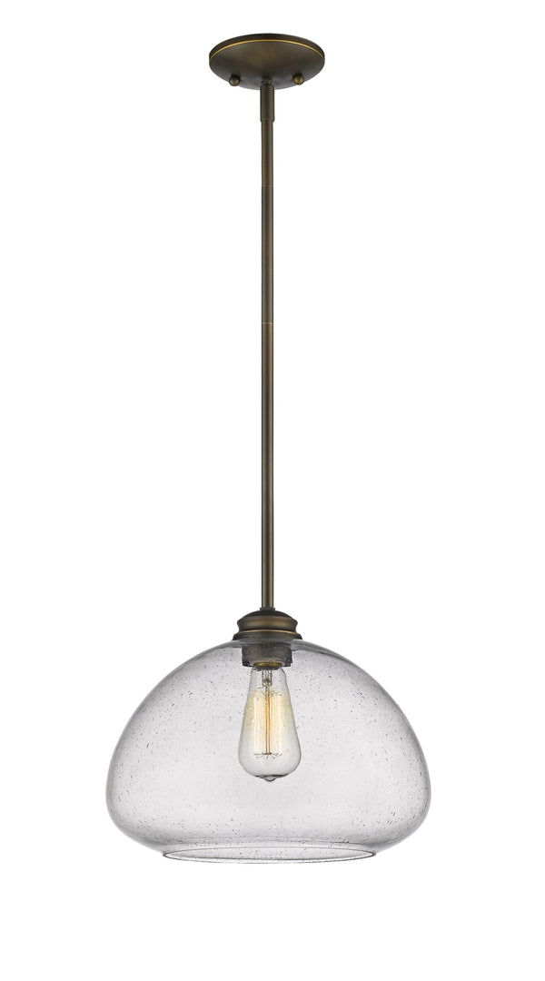 Amon 1 Light Pendant in Olde Bronze Finish