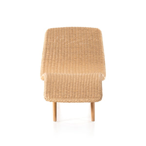Portia Outdoor Chaise Lounge In Natural