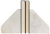 Slide Bianco Crown Marble Bookends