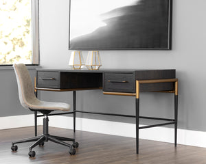 WELDRICK DESK - ESPRESSO