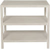 2 Shelf Side Table, White Wash