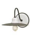 Eastleigh Wall Sconce In Hiroshi Gray & White