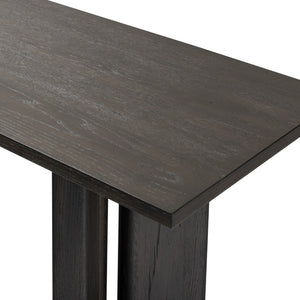 Huxley Console Table In Smoked Black Veneer