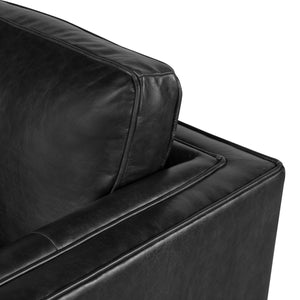 Kiera Swivel Chair In Sonoma Black