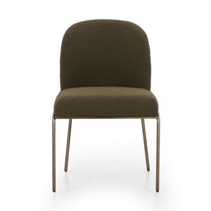 Astrud Dining Chair In Fiqa Boucle Olive