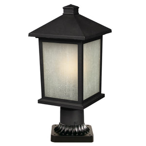 Holbrook Outdoor Post Light in Black Finish