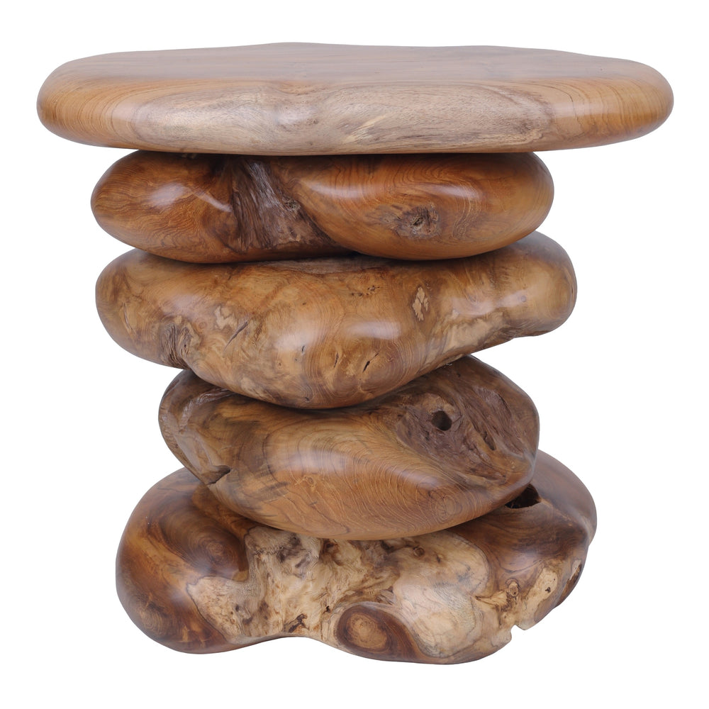 Katniss Reclaimed Teak Side/ End Table, Natural