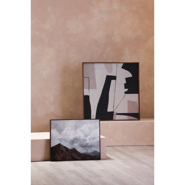 Moe's Nostalgia Framed Painting in Warm Palette