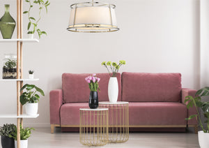 Lenyx Pendant 6 Light Pendant in Brushed Nickel Finish