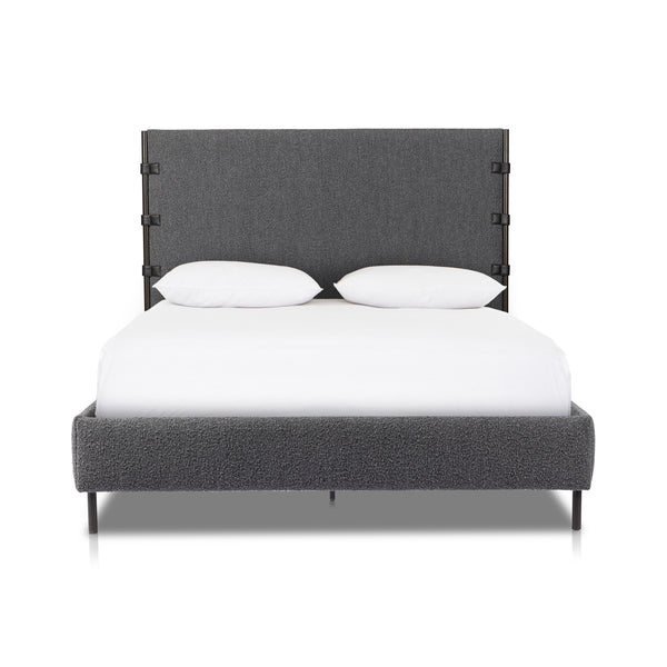 Anderson Bed In Knoll Charcoal In Queen