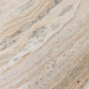 Corbett End Table In Creamy Taupe Marble