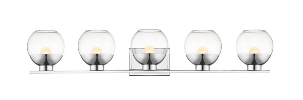 Osono 5 Light Vanity in Chrome  Finish