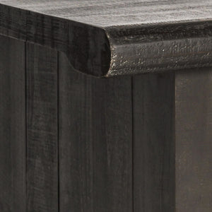 Larson Solid Wood Coffee Table in Carbon Black