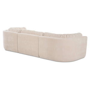Matina Modular Sofa in Oatmeal Chenille