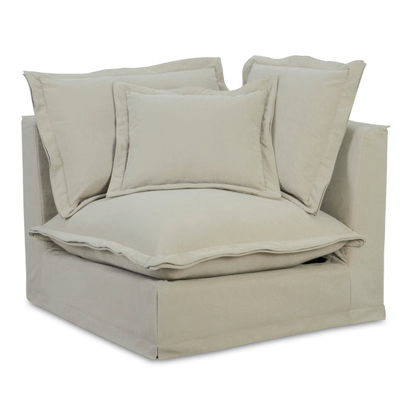 Moe's Olivia Corner Chair Sand