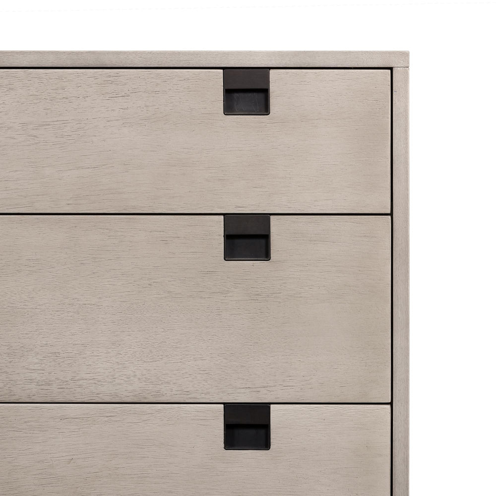 Carly 6 Drawer Dresser In Grey Wash