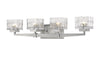 Rubicon 4 Light Vanity in Brushed Nickel Finish