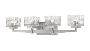 Rubicon 4 Light Vanity in Brushed Nickel Finish
