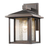 Aspen 1 Light Outdoor in Oil Rubbed Bronze Finish