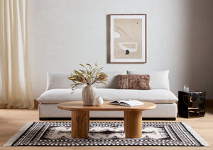 Shep End Table In Polished Petrified Wood