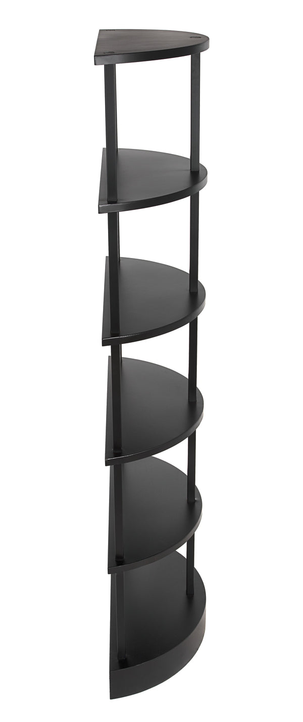 Spago Bookcase, Black Metal