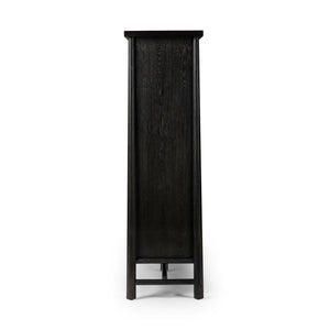 Renaud 3-Door Cabinet - Charcoal Oak Veneer