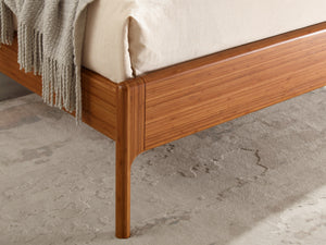 Ventura Queen Platform Bed, Amber