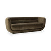 Nico Upholstered Sofa in Olive Green Fabric