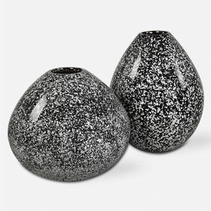 Cosmic Black & White Vases, Set/2
