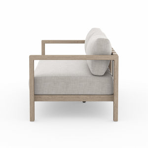 Sonoma Outdoor Sofa In 60" In Brown/Stone Grey