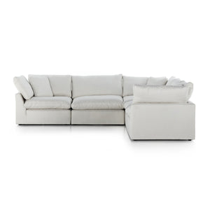 Stevie 5Pc Laf Sectional Sofa In Ivory