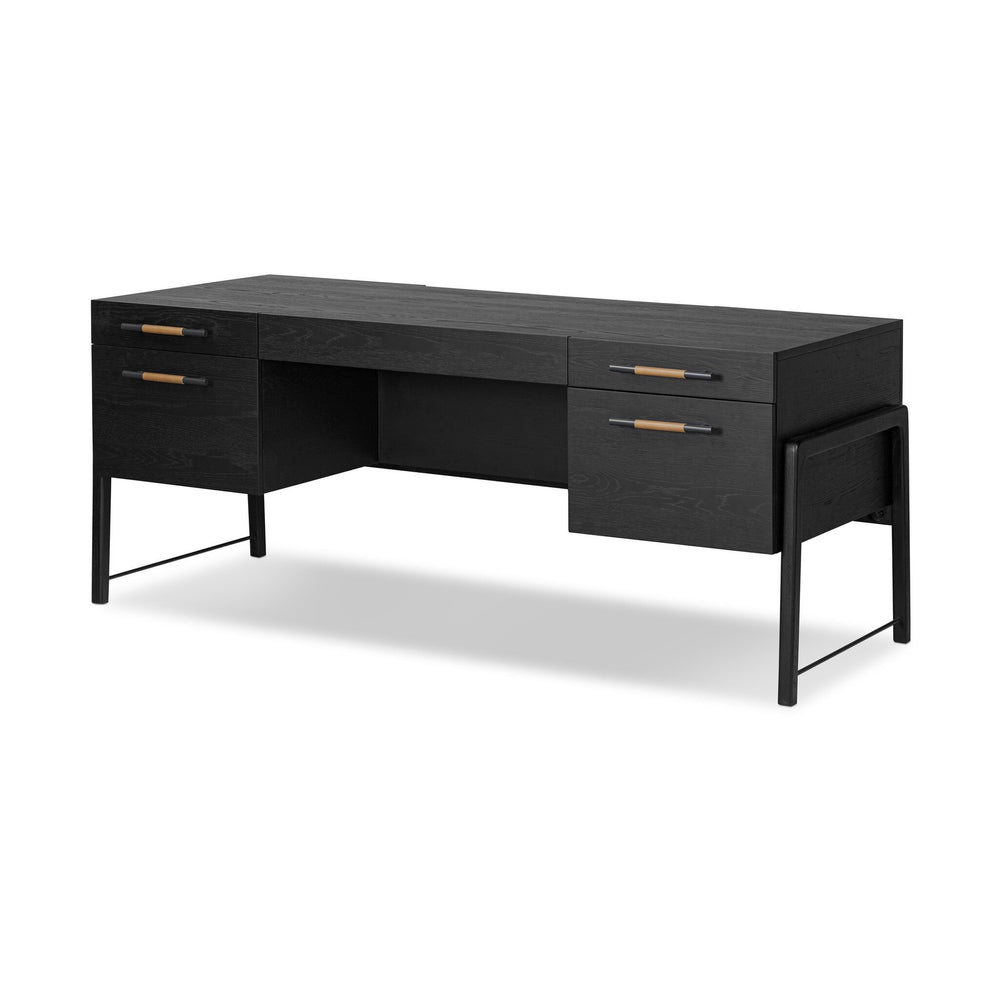 Rosedale Executive Writing Desk In Ebony Oak