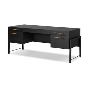 Rosedale Executive Writing Desk In Ebony Oak
