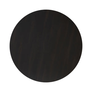 Toli End Table In Wood In Smoked Black