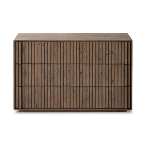 Leo Nightstand in Rustic Grey