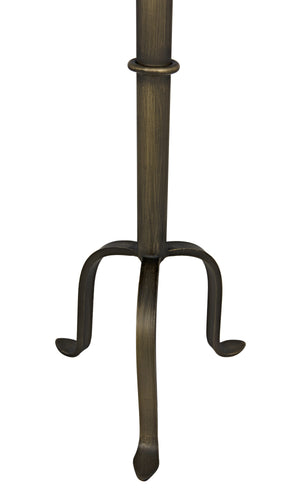 Tini Aged Brass Metal Side Table