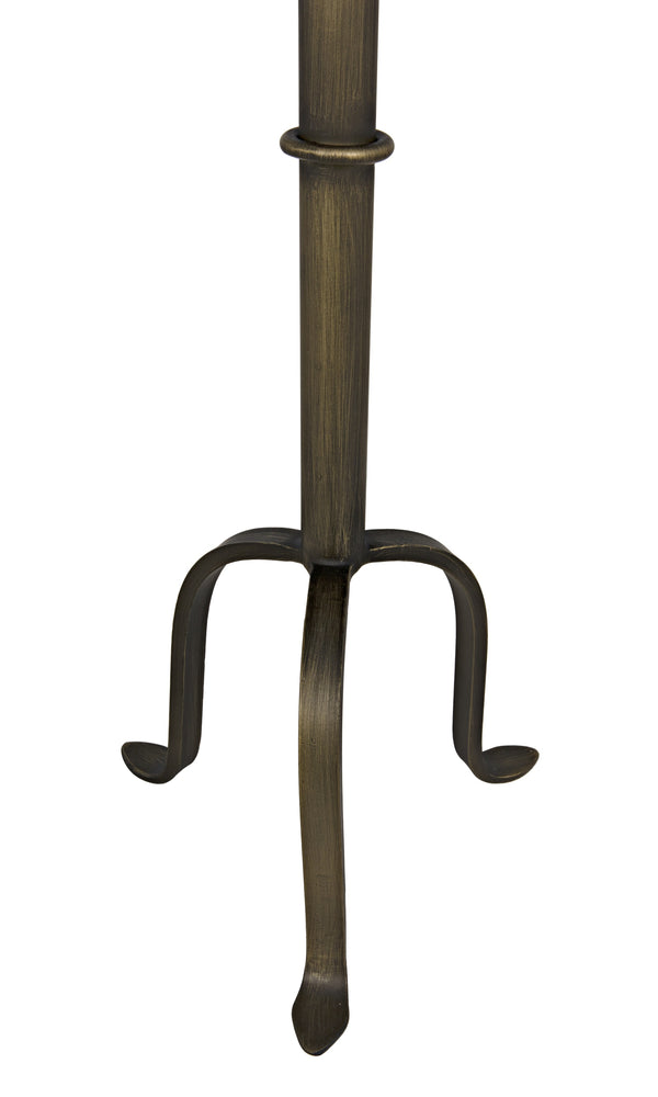 Tini Aged Brass Metal Side Table