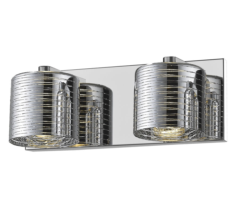 Sempter 2 Light Vanity in Chrome  Finish